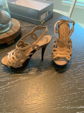 Jessica Simpson Genaviv Platform Sandal Heels Size 6.5